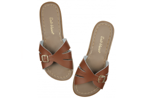Salt-Water classic slides, cognac (maat 36-42)