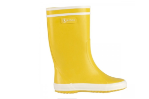 Aigle regenlaars, geel (maat 26-38)