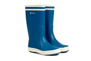 Aigle regenlaars, cobaltblauw (maat 26-38)