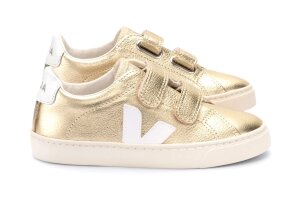 Véja sneakers velcro, esplar goud (maat 23-35)