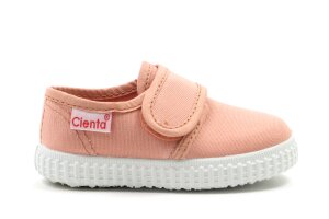 Cienta velcroschoen, poederroze (maat 18-24)