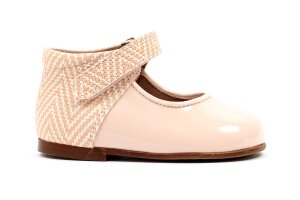 Eli ballerina, pastelroze lak (maat 19-25)