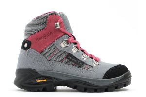 Berghen stapschoen, grijs fuchsia (maat 28-40)