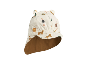 Liewood zonnehoedje, safari sandy mix