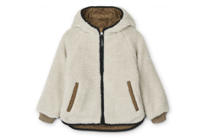 Liewood tweezijdige jas, ecru/beige (1- 10 jaar)