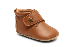 Bisgaard pantoffel, cognac (maat 18-27)