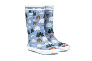 Aigle regenlaars  warmgevoerd, iglo (maat 24-34)
