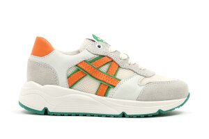 Kipling runner, wit/groen/oranje (maat 28-41)