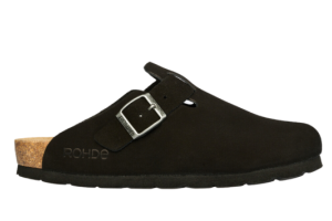 Rohde pantoffel, zwart (maat 36-42)