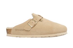 Rohde pantoffel, beige warmgevoerd (maat 36-42)