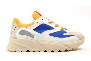 Rondinella runners, wit/cobalt (maat 31-40)