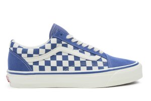 Vans sneaker, ruitjes blauw (maat 35-42)