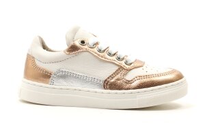 Nörvik sneaker, wit/brons (maat 25-40)