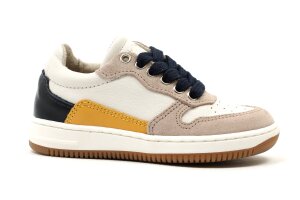Nörvik sneaker, wit/geel (maat 25-38)