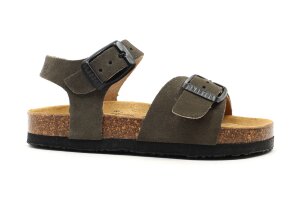 Plakton sandaal, donker taupe (maat 25-40)