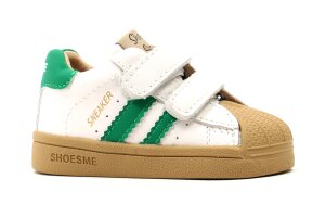 Shoesme sneakertje, wit/groen (maat 19-23)
