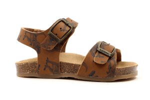 Kipling  sandalen, cognac dino (maat 21-35)