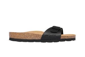 Rohde slipper, zwart (maat 36-42)