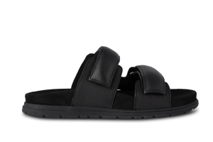 Woden slipper, zwart (maat 37-41)