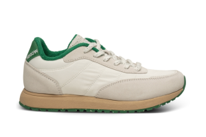 Woden sneakers, wit/groen (maat 37-41)