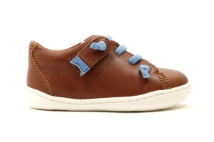 Camper sneaker, cognac (maat 21-26)
