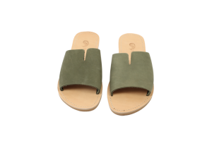Theluto slipper perrine, kaki (maat 36-42)