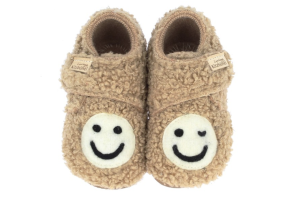 Living Kitzbühel pantoffel, smiley camel (maat 20-30)