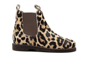 Angulus chelsea laarsje, leopard pony (maat 26-32)