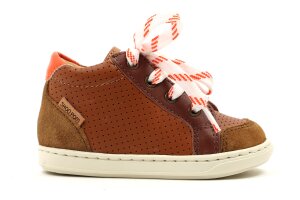 Shoopom veterschoentjes, cognac (maat 20-25)