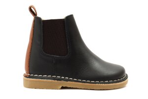 Petasil gevoerd laarsje, warm donkerbruin (maat 22-35)