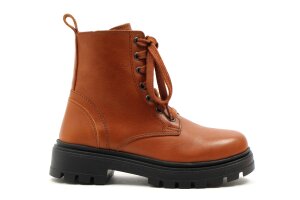 Petasil veterboots warmgevoerd, Cognac (maat 30-40)