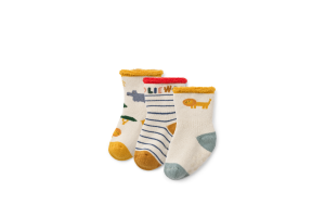 Liewood babysokken, 3-pack safari sandy  mix (maat 17/18-22/24)