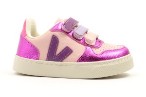 Veja sneakers V10, Shiny pink (maat 22-35)