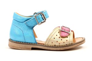Rondinella sandaaltjes, multicolor metallic (maat 20-26)