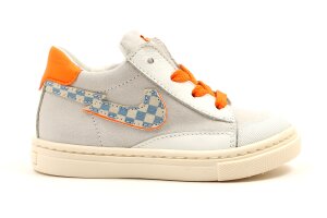 Rondinella baskettertjes, wit/blauw (maat 21-26)