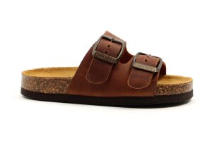 Plakton slipper, cognac (maat 26-40)