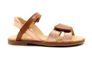 Nörvik sandaal, cognac/rosé (maat 27-35)