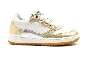 Nörvik sneaker, wit/goud (maat 25-40)