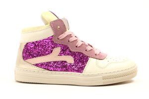 Rondinella basketters, pink glitter (maat 27-35)