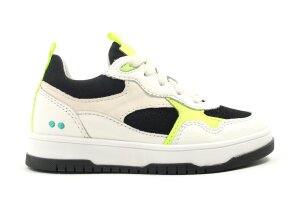 Bunnies sneakers, wit/zwart (maat 24-35)