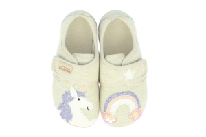Living Kitzbühel pantoffel, unicorn beige (maat 25-35)