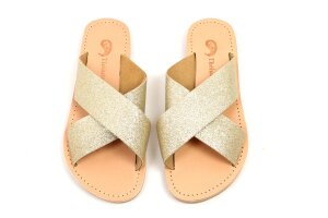 Theluto slipper, Glitter goud (maat 36-42)