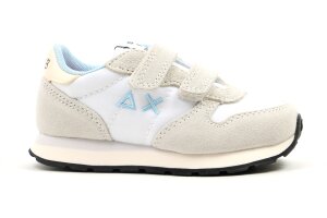 SUN68 runner, wit lichtblauw (maat 25-29)
