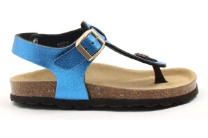 chili sandalen, blauw metallic (maat 26-41)