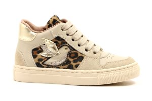 Bana & Co baskettertje, beige/leopard (maat 24-33)