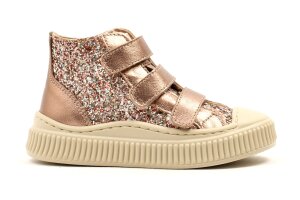 Beberlis basketters, roze glitter (maat 26-36)