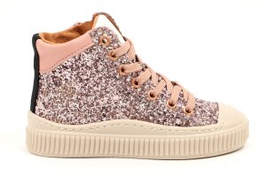 Nörvik basketter, roze glitter (maat 24-35)