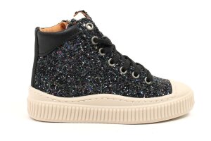 Nörvik basketter, zwarte glitter (maat 24-35)