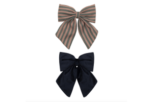 Mimi & Lula, Stripe agnes bow clips