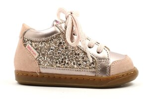 Shoopom baskettertje, zachtgoud glitter  (maat 21-25)